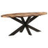 Rustika Rowe -  Dining Table Oval 200x100x75cm Acacia Wood with Sheesham Finish